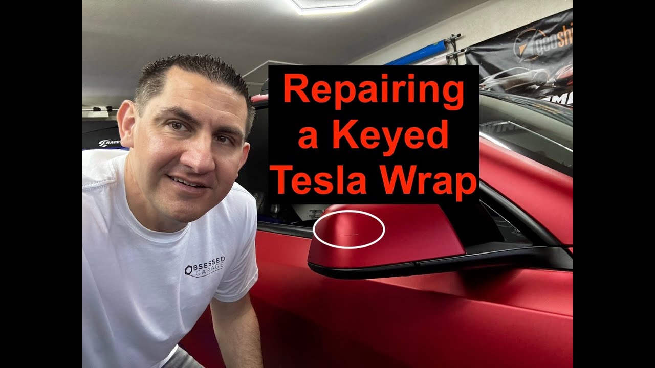 Repairing a Keyed Tesla Wrap