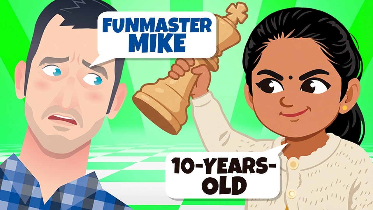 Can A 10-Year-Old Girl Beat FunMasterMike In Chess?!