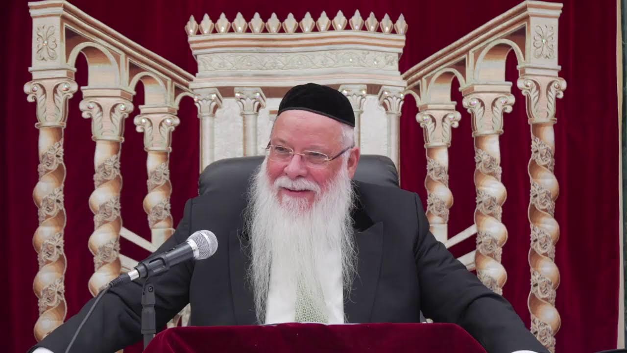 שיעור יט: הלכות שמירת הגוף והנפש רב העיר אלעד מרדכי מלכא ופרשת תרומה