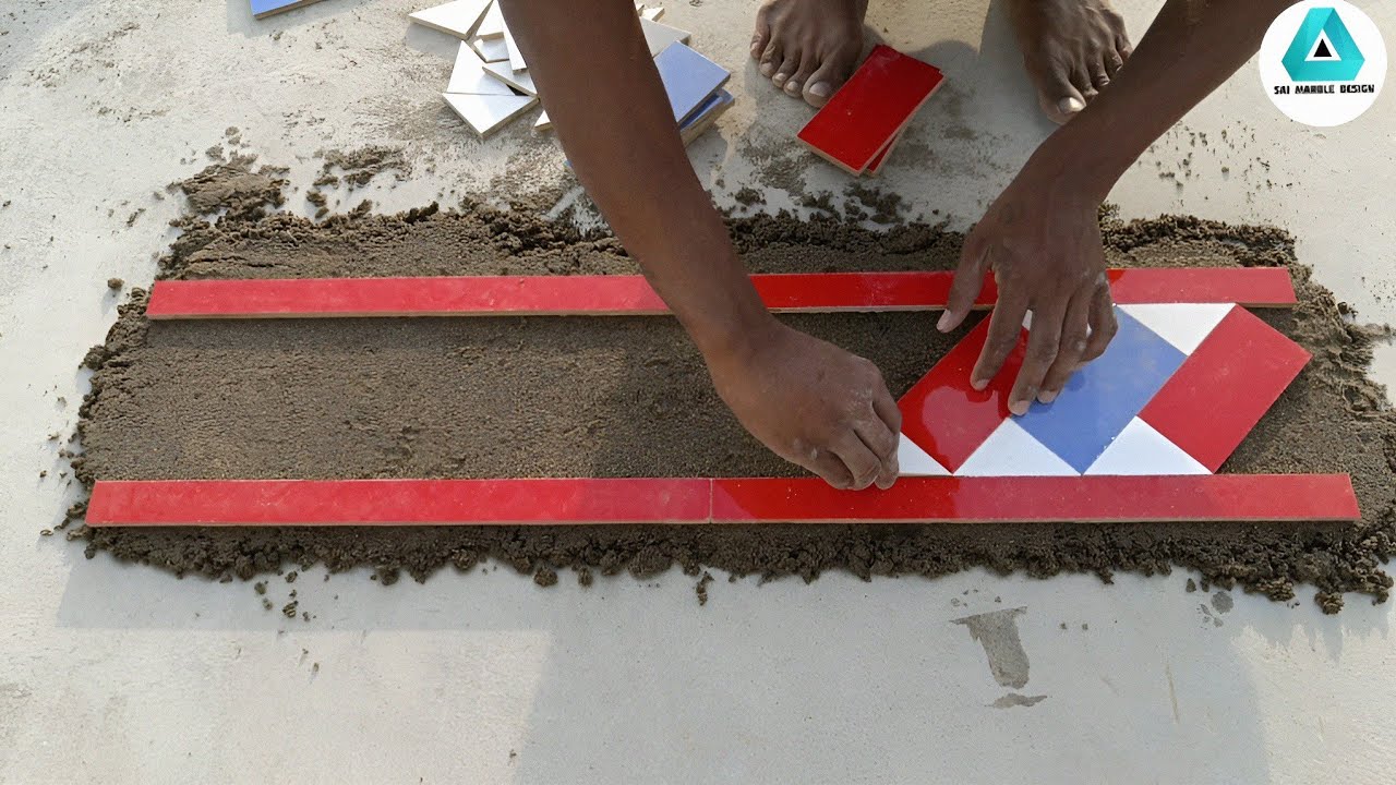 Simple Tile Doormat And Border Design || Tile Marble Grenite Wall And Floor Design