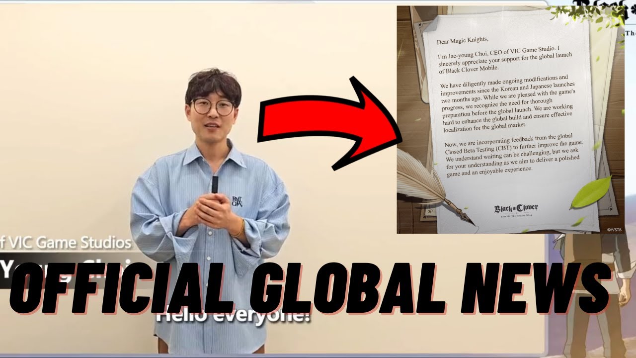 OFFICIAL GLOBAL RELEASE NEWS! SOFTLAUNCH IN AUGUST! - Black Clover Mobile