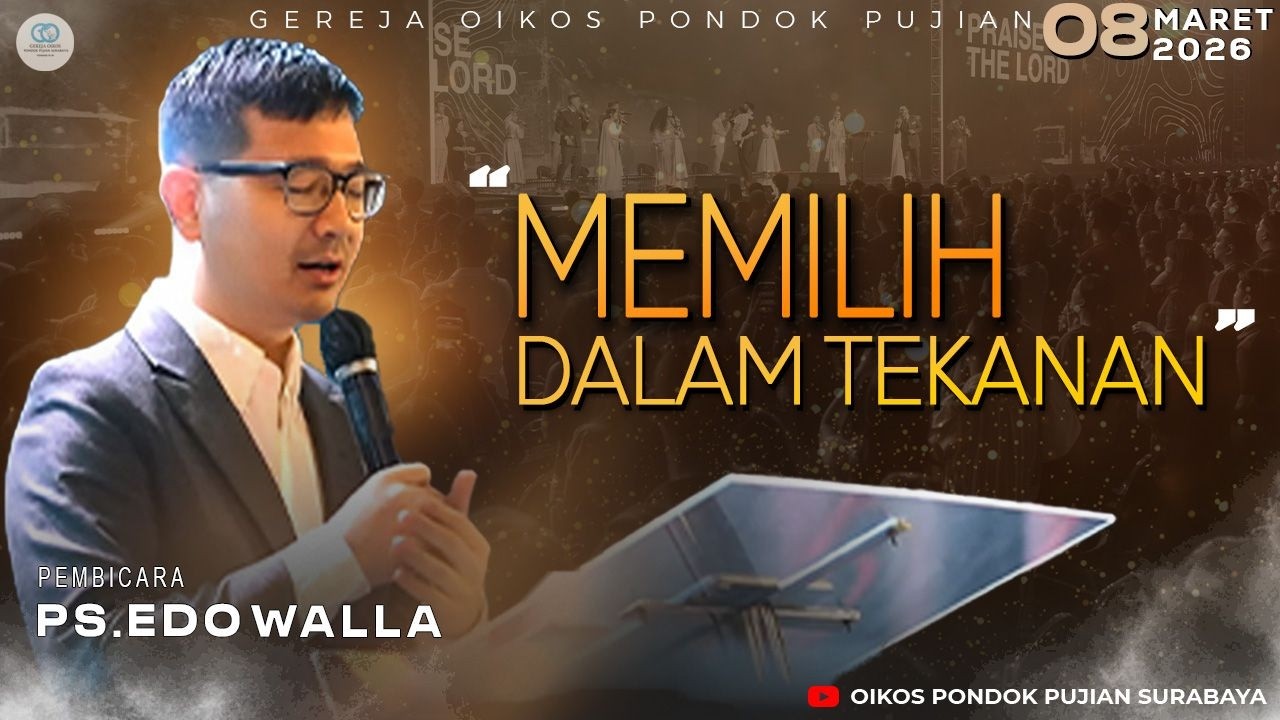 IBADAH MINGGU 8 MAARET 2026,  PS EDO WALLA 