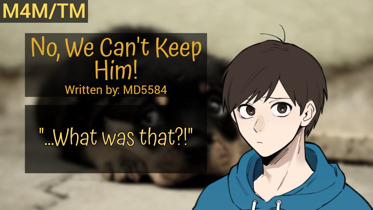 [M4M][M4TM] No, We Can't Keep Him! [Slice-of-Life][Disagreement][Established Relationship]
