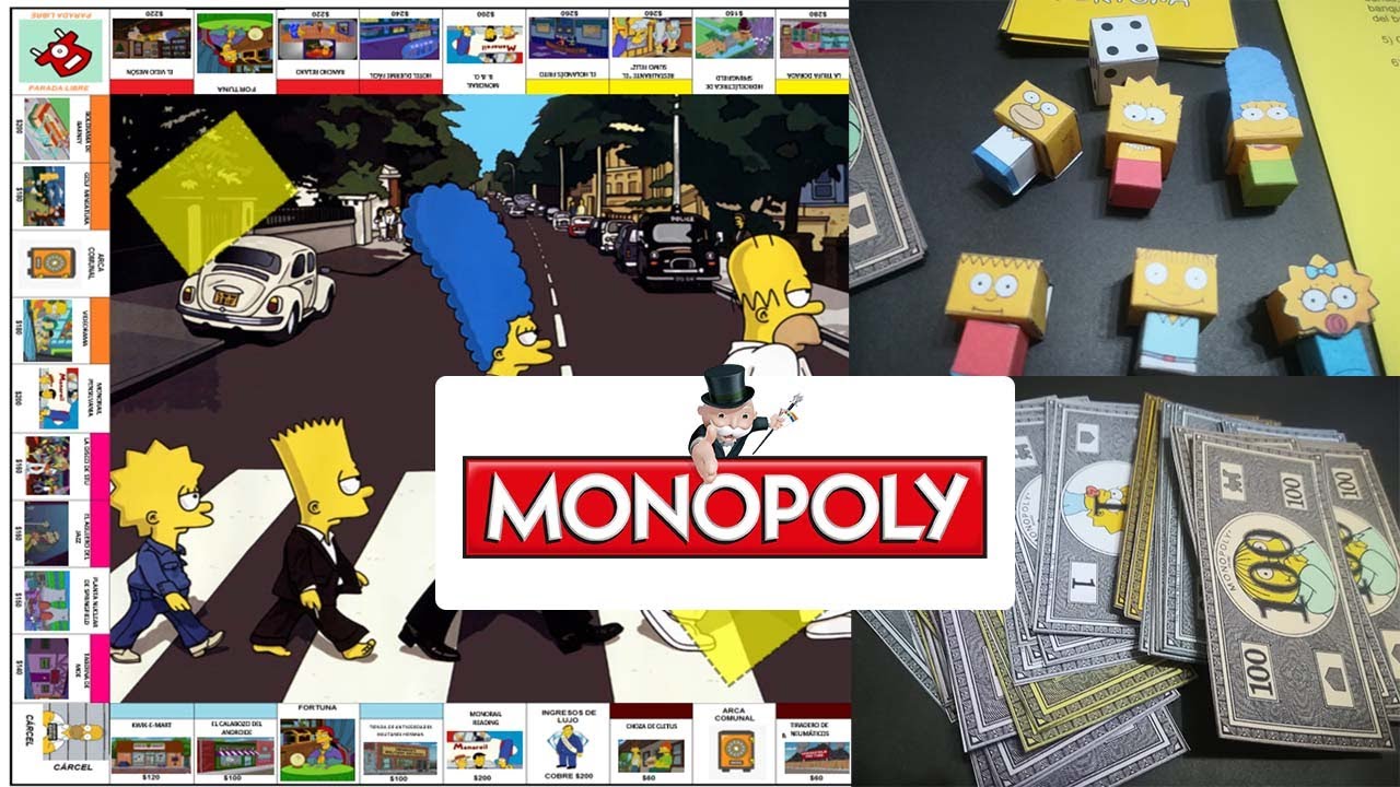 MONOPOLIO DE LOS SIMPSONS ¡¡ juegos de mesa descargalo GRATIS ¡¡