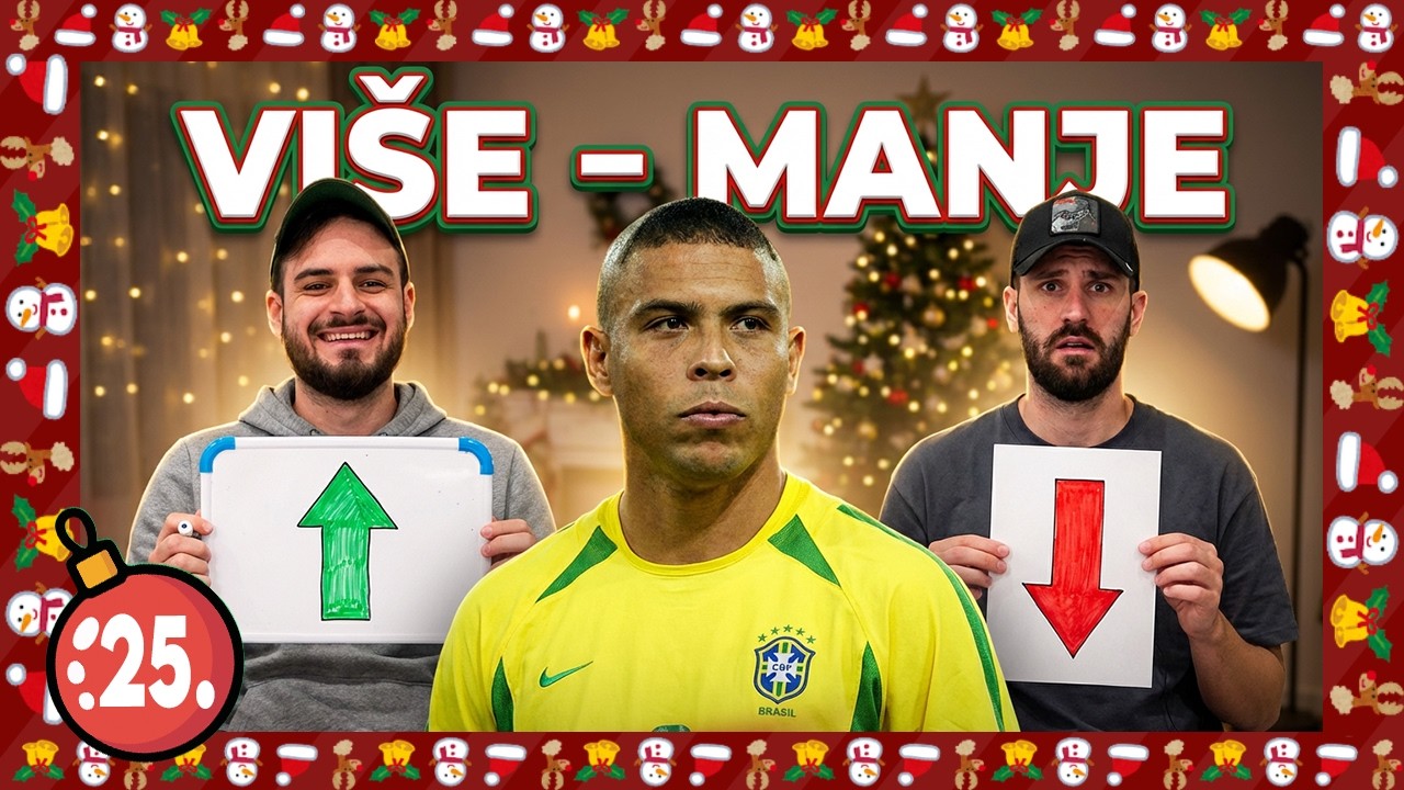 VIŠE – MANJE: Pogađamo golove poznatih fudbalera / vlogmas #25