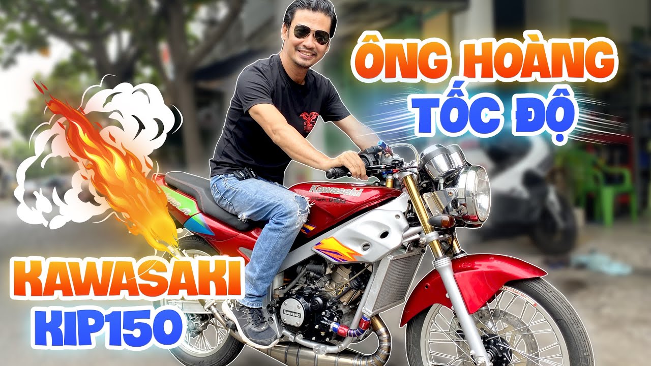 Nghệ Sĩ Tiết Cương review Kawasaki KIP150 ông hoàng tốc độ một thời