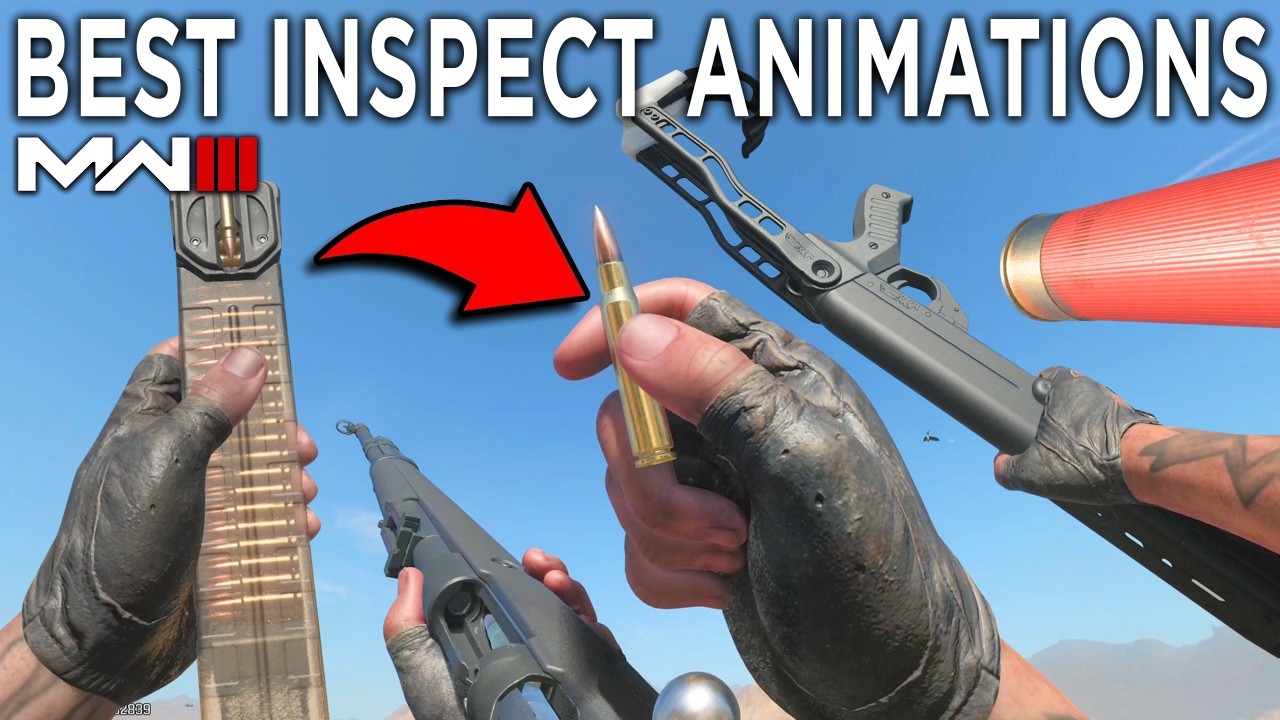 The 8 BEST & UNIQUE Detailed Weapons Inspection in Modern Warfare 3