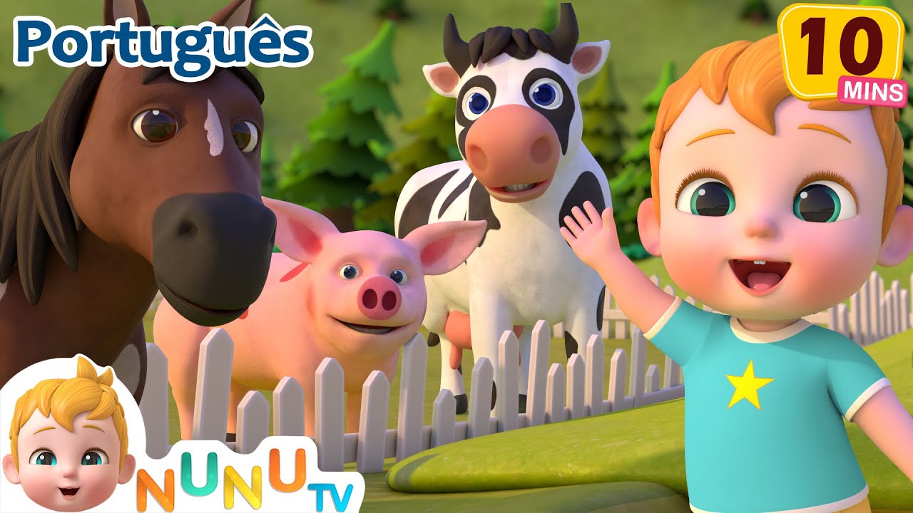 Velho MacDonald + As Rodas do Ônibus | Português | Músicas Infantis | Canções infantis -NuNu Tv