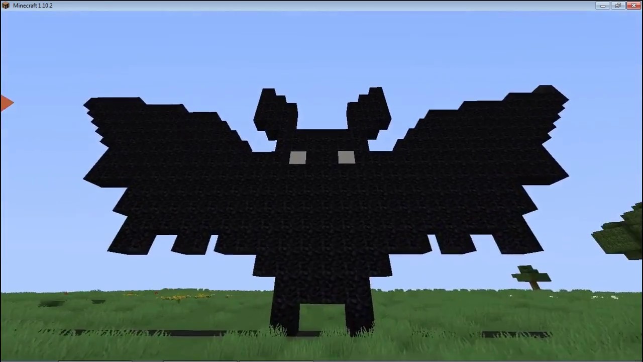 Minecraft Halloween Edition : Bat Pixel Art