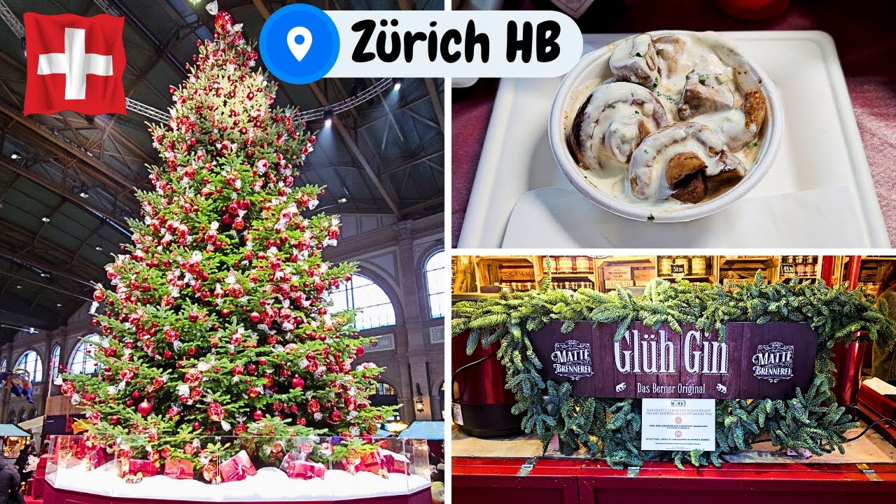 Ich esse mich durch den Zürcher Weihnachtsmarkt (Indoor im Hauptbahnhof Zürich)