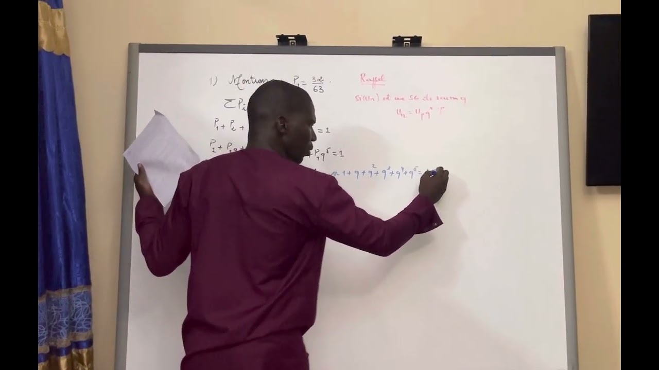 Correction bac 2013 probabilité première partie