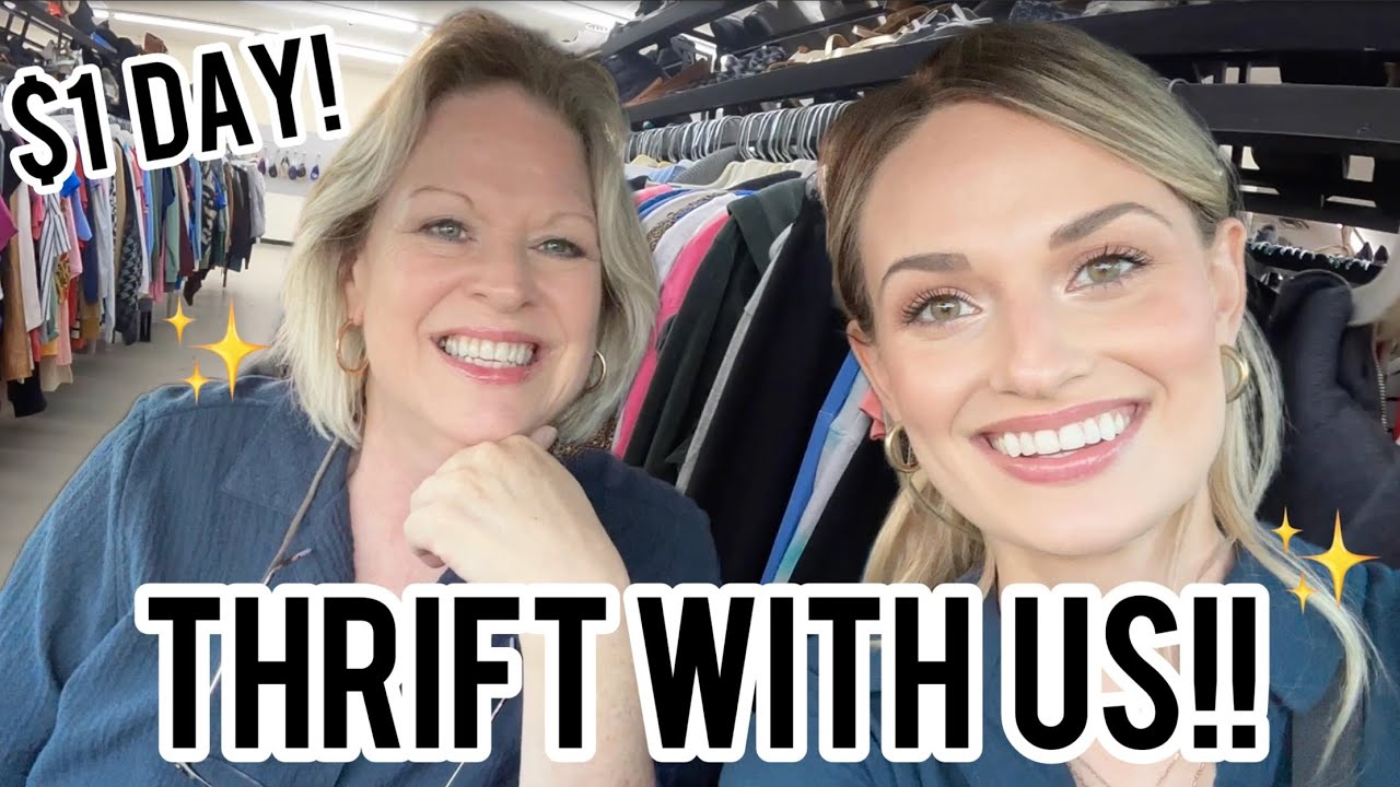 Thrift With Me for 20+ Items to Resell on Poshmark for a GREAT Profit!! $$