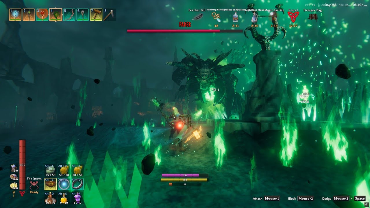 Valheim Permadeath- Fader Fight (on modded public server)