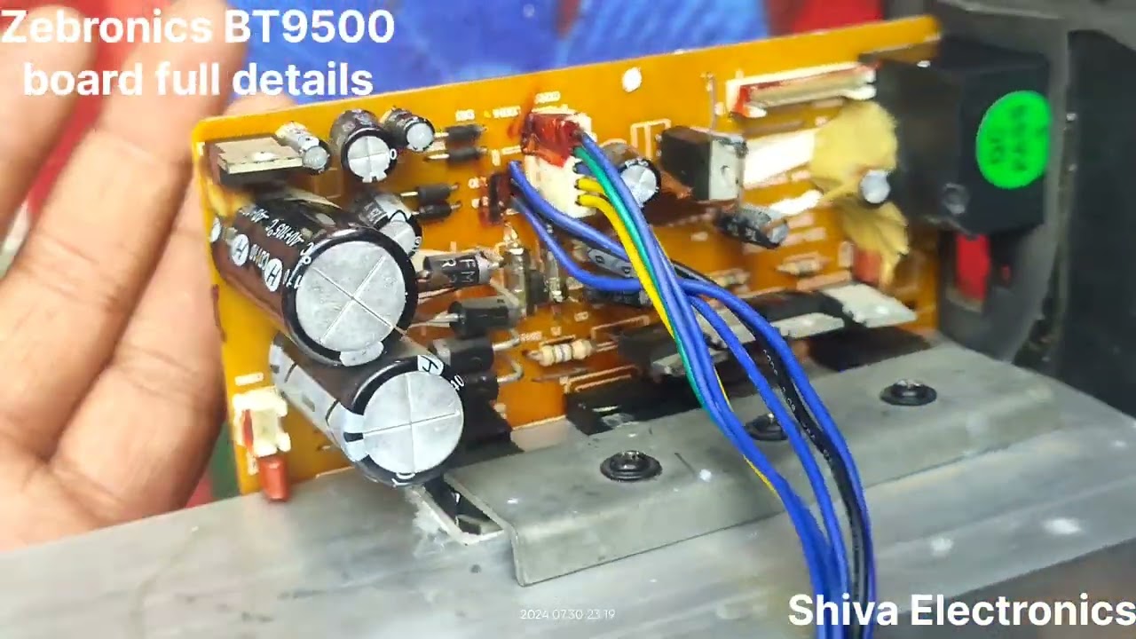 Zebronics BT9500 tower speaker Board details Shiva Electronics #sound #zebronics #bluetooth #modify