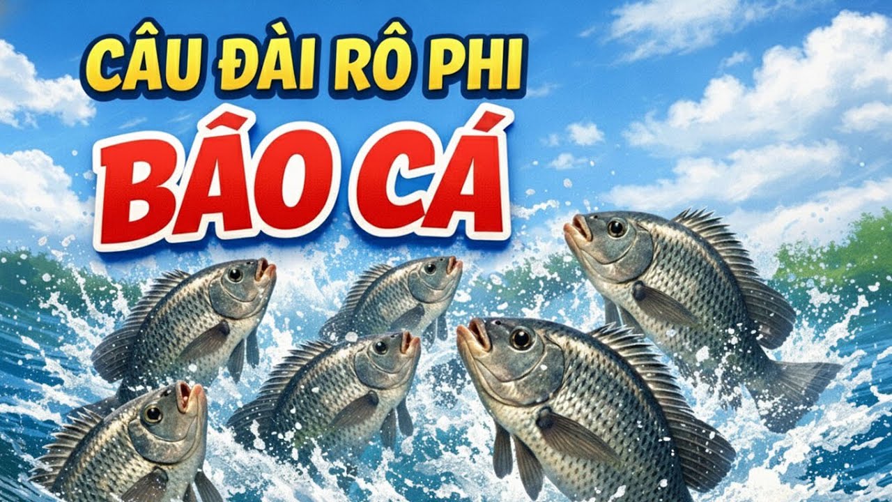 Câu Đài Ao Tra Đã Kéo Gặp Bầy Cá Rô Phi Ăn Như Bị Bỏ Đói - Nhật Ký Cần Thủ #fishing