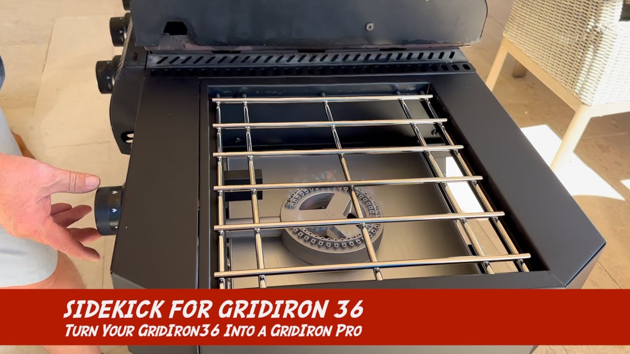 SideKick Side Burner for the GridIron 36! Finally A Griddle with a Powerful Side Burner! 