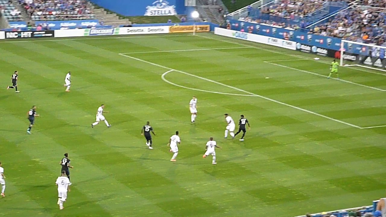 Lassi Lappalainen of the Montreal Impact scores vs. Union for his 1st MLS goal 4 minutes in 7/27/19