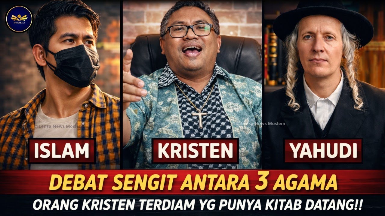 SPEKTAKULER 🔥 DEBAT SENGIT ANTARA 3 AGAMA ISLAM, KRISTEN , YAHUDI ‼️