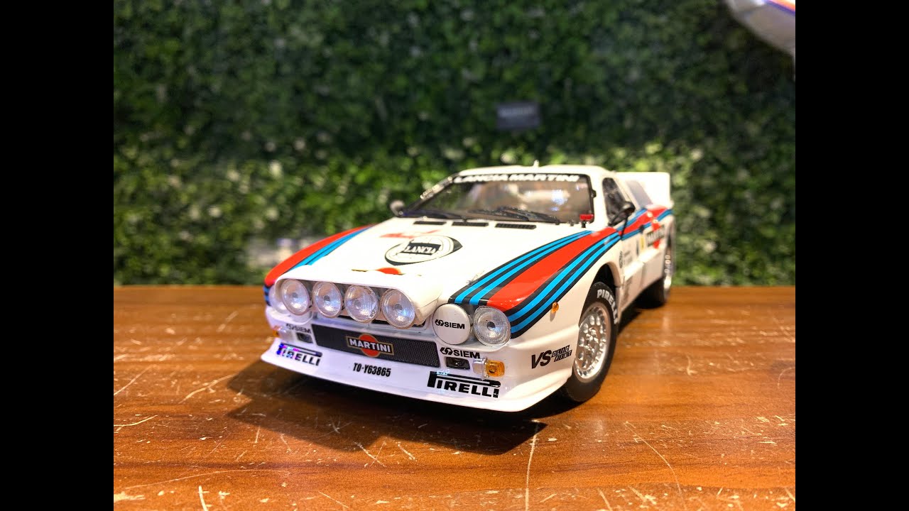 1/18 Kyosho Lancia Rally 037 1987 Monte Carlo #1 08306A