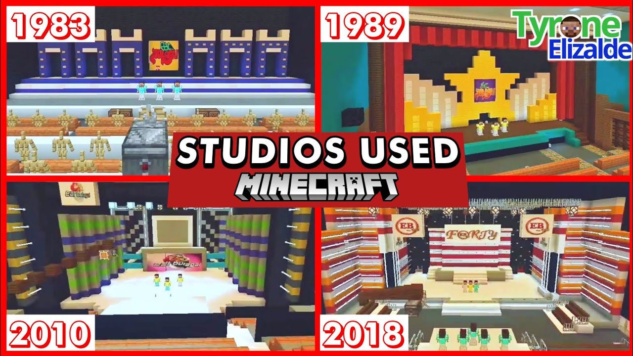 STUDIOS USED by EAT BULAGA! (MinecraftVersion)