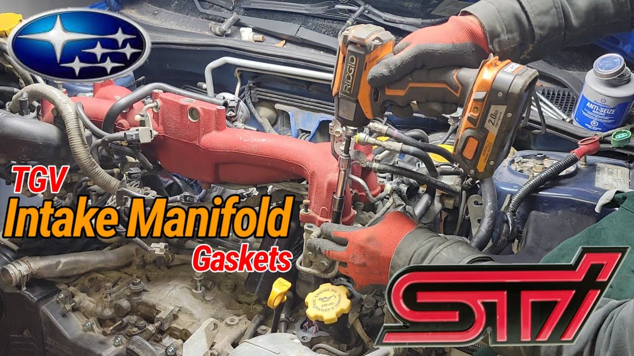 V10: Subaru 2.5L Engine. How to Install  Intake Manifold! Dealer Spec D.i.Y.