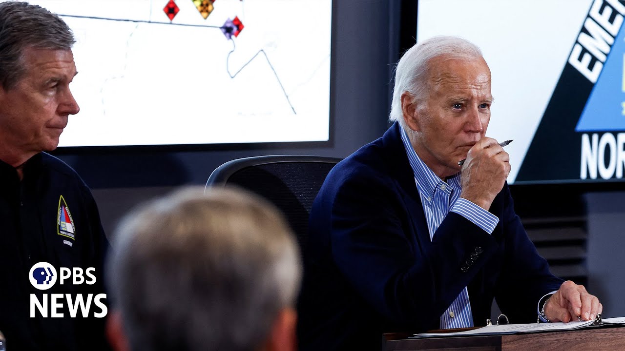 WATCH: Biden and North Carolina Gov. Cooper hold briefing on Helene recovery