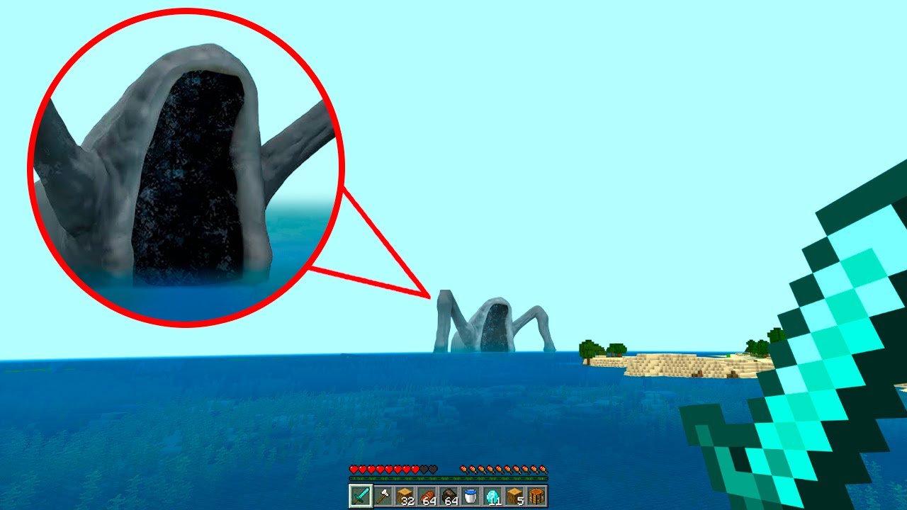 I Found NEW Sea Eater in Minecraft PE!