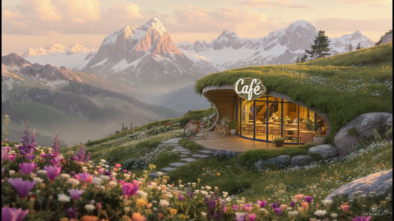 Sunrise Cafe Ambience | Focus Music
