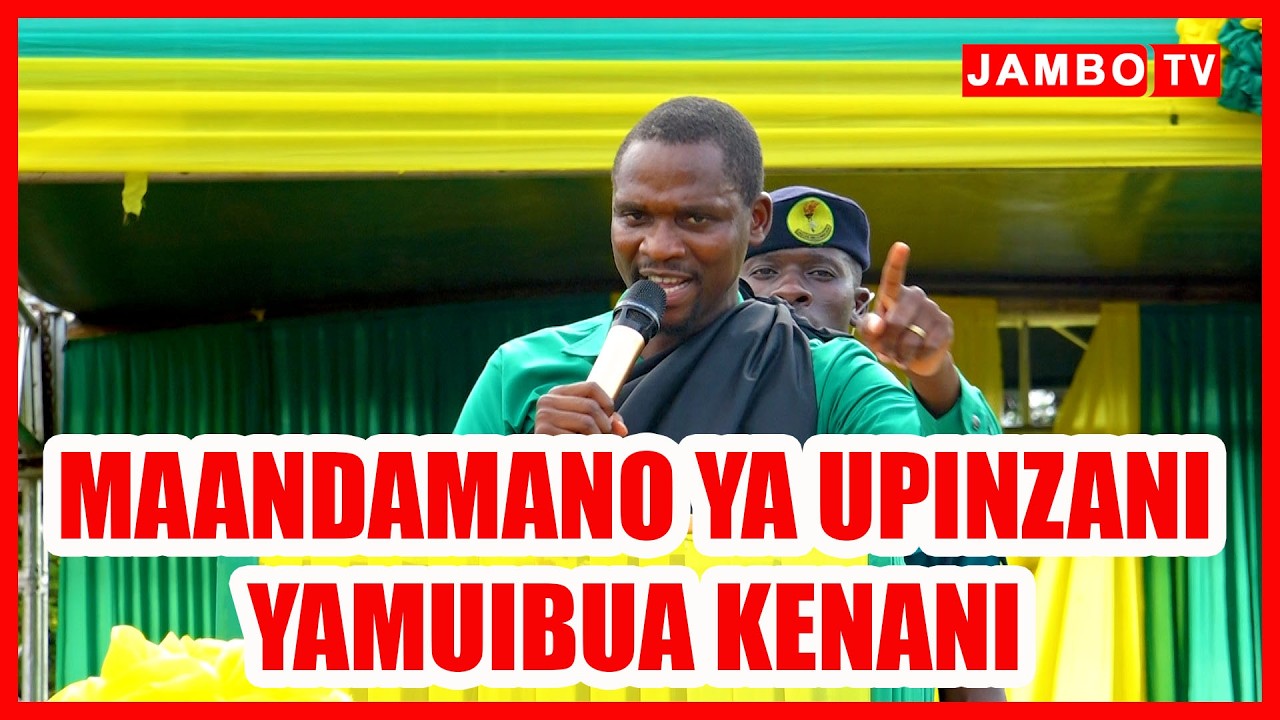 KIMEUMANA MAPYA YAIBUKA VYAMA VYA UPINZANI VYAINGIA KWENYE 18 ZA KENANI ''HUKO NI KUPOTEZA MUDA''
