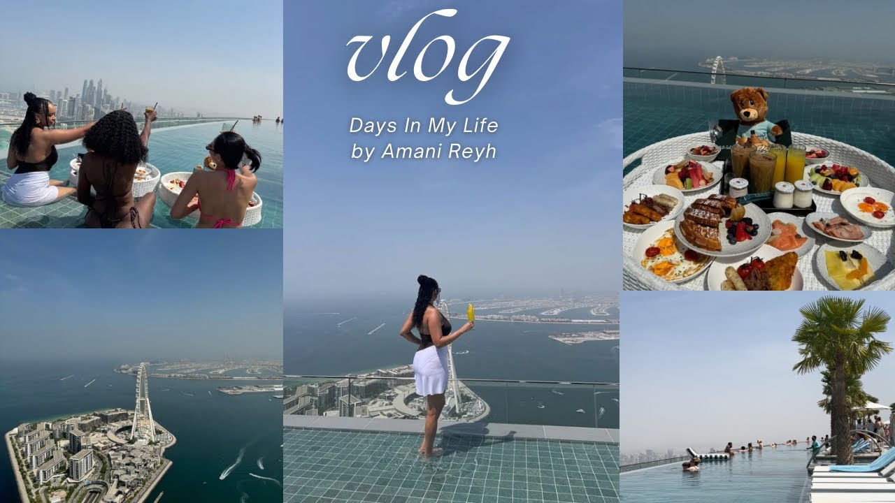 Days in my life in Dubai| Breakfast at Guinness World’s record highest infinity pool | Birthday prep