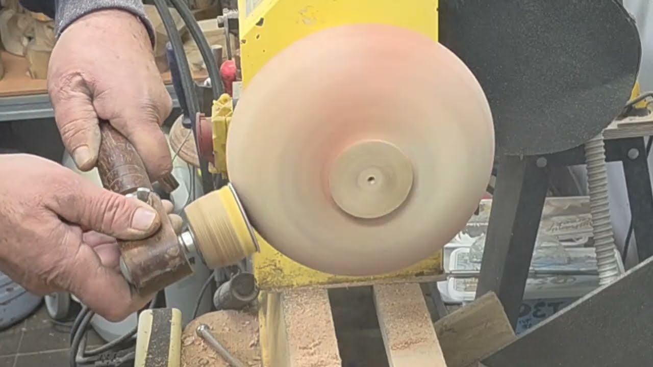 This Piece of Carob Wood Turned into a Beautiful Bowl  | Woodturning
