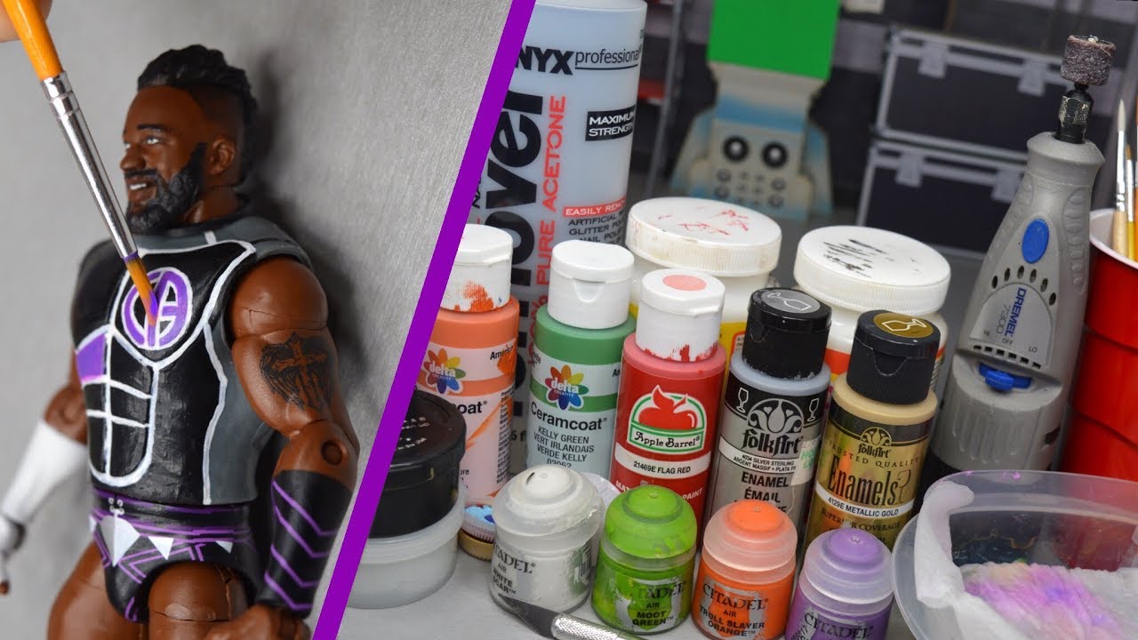 HOW TO CUSTOMIZE WWE ACTION FIGURES! TIPS & SUPPLIES!