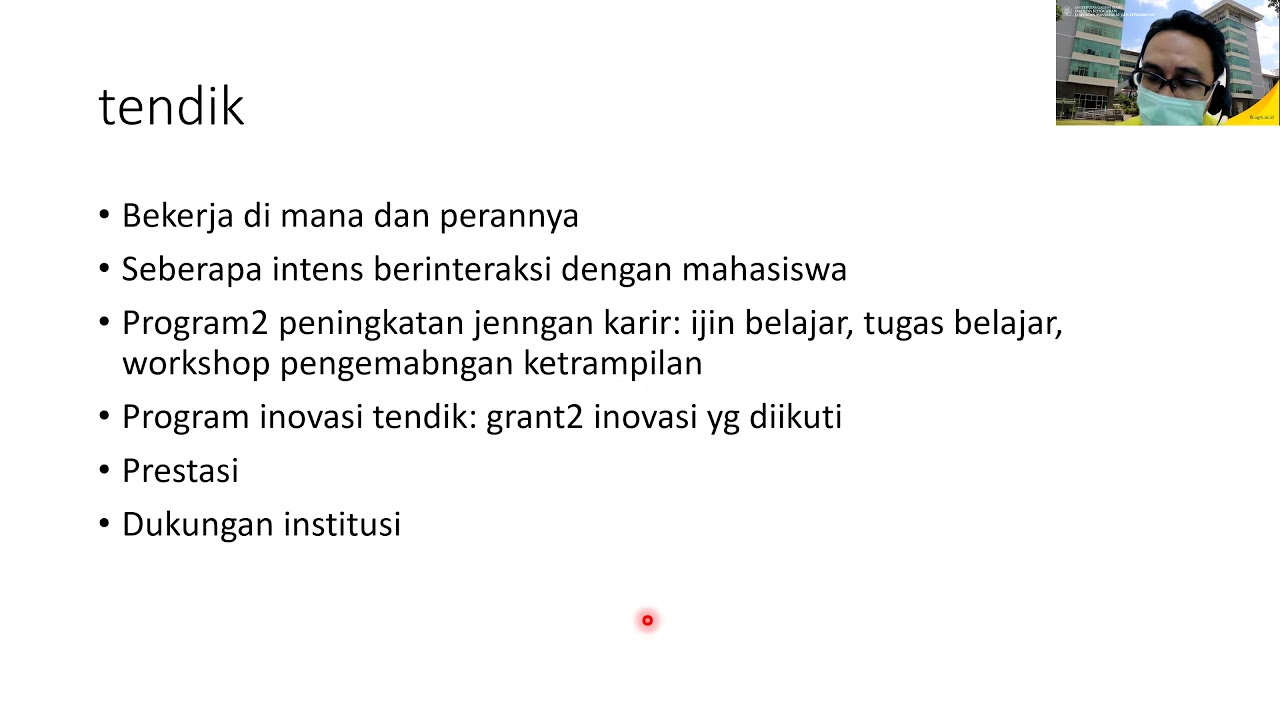 sosialisasi MIB untuk tendik untuk ALD LamPTKes