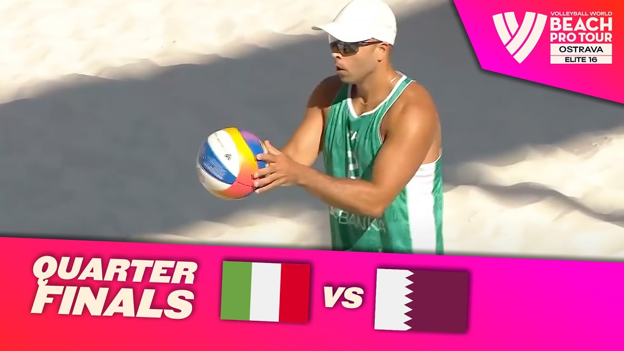 Ranghieri/Carambula vs. Cherif/Ahmed - Quarter Finals Highlights Ostrava 2023 #BeachProTour