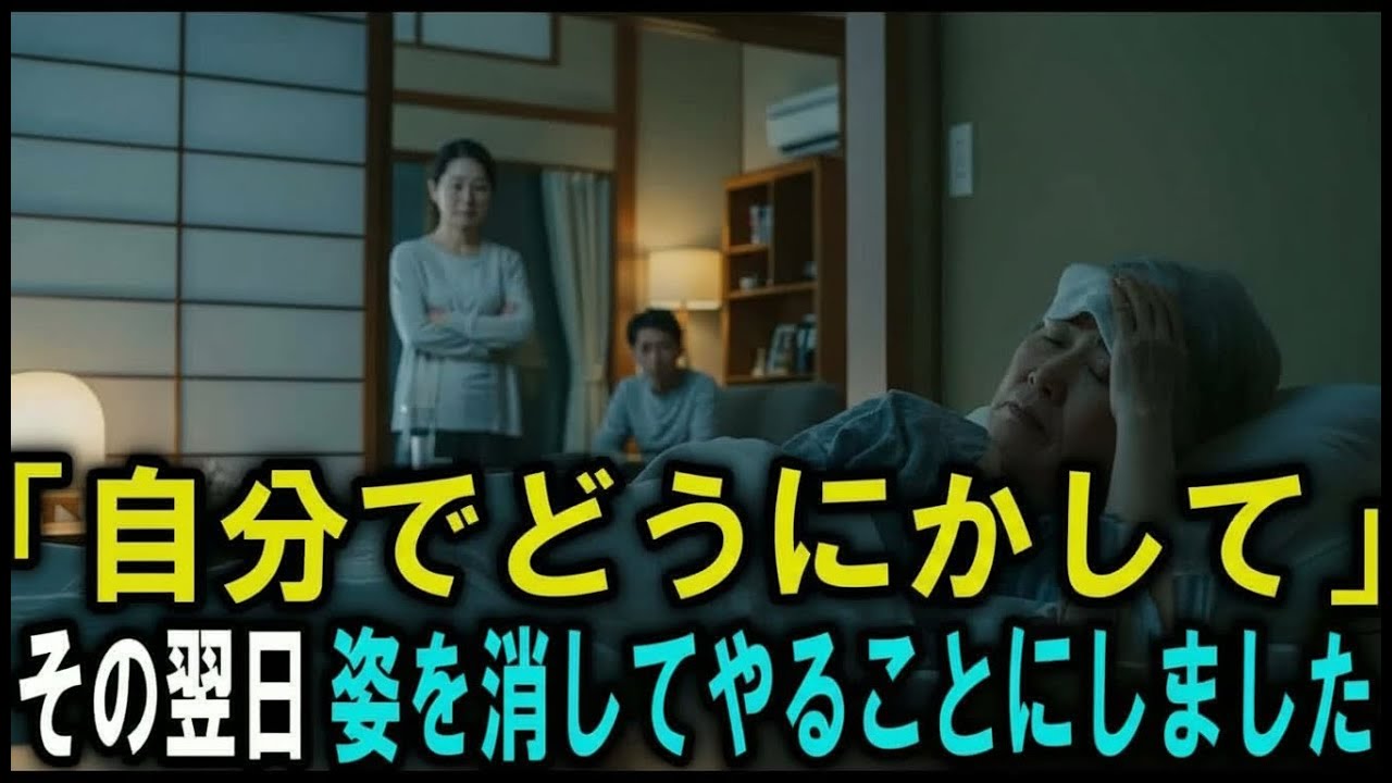 「自分で何とかして」──高熱で放置された母は、翌日、自らの人生に終止符を打ちました。
