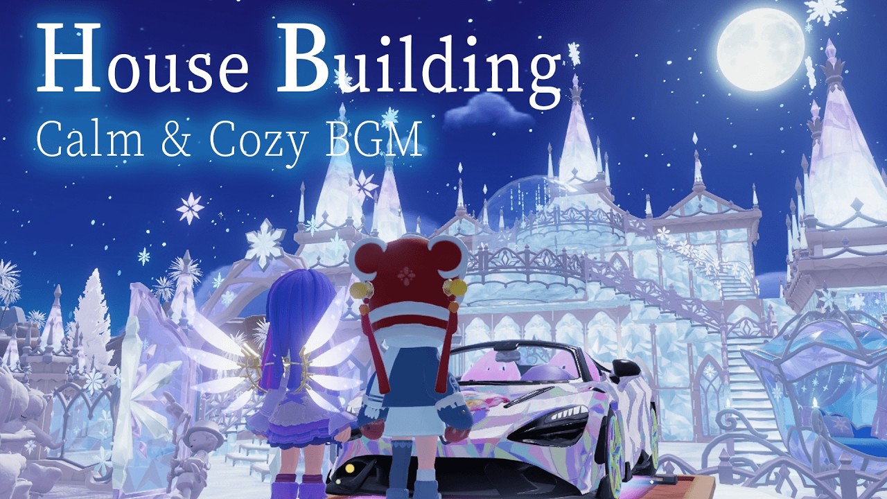 【作業配信】のんびりハートピアでお家づくり｜Calm & Cozy BGM Only