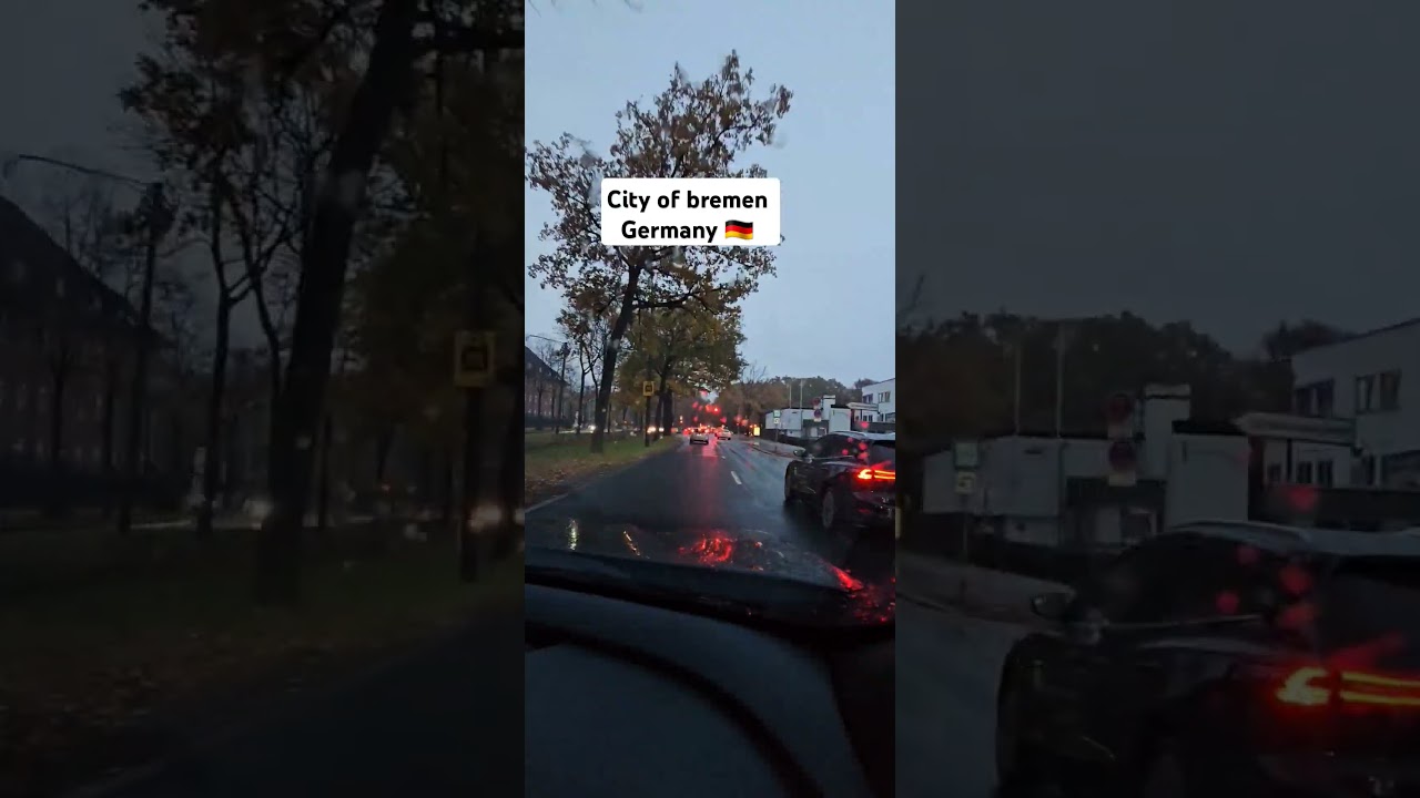 Visiting Germany 🇩🇪 city of bremen _ less traffic and it's beautiful