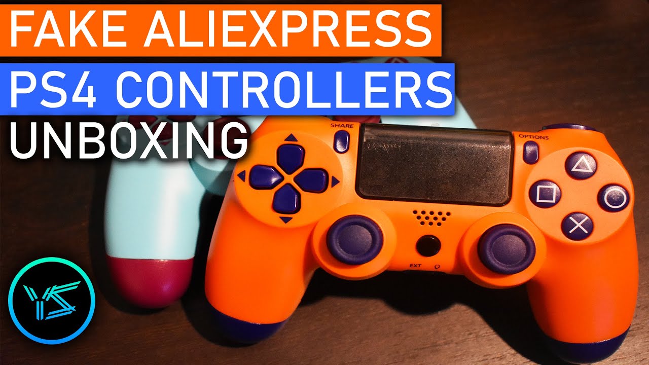 Fake AliExpress PS4 Controller Unboxing and First Impressions