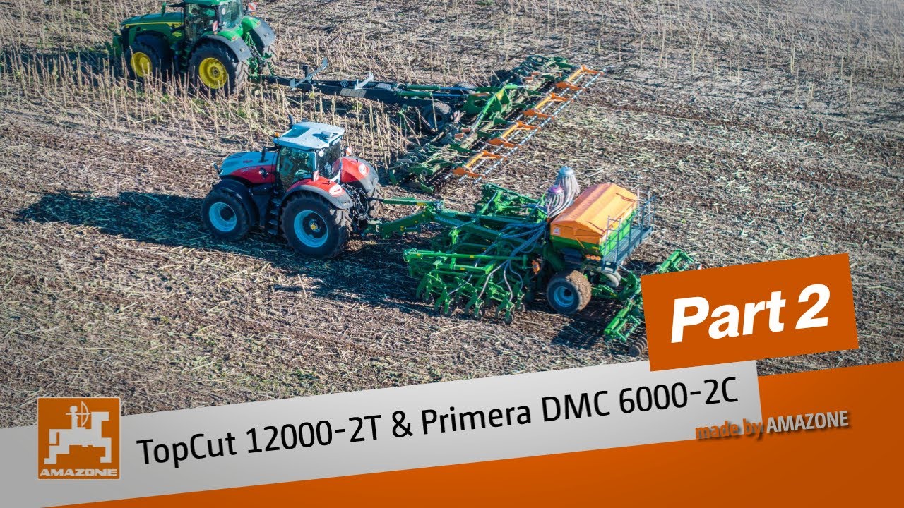 Cut ´n´ Sow – Aussat nach Körnermais – TopCut 12000-2T & Primera DMC 6000-2C | AMAZONE