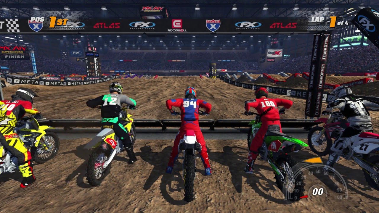 Intense Last Lap Battle : Online : Mx Vs Atv Supercross Encore