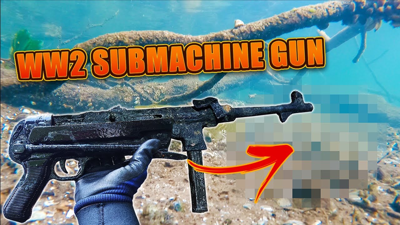 WW2 WEAPONRY Uncovered on Scuba Diving and Magnet Fishing Expedition