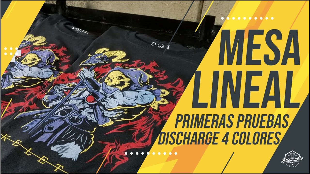 MESA LINEAL // PRIMERAS PRUEBAS // SERIGRAFIA