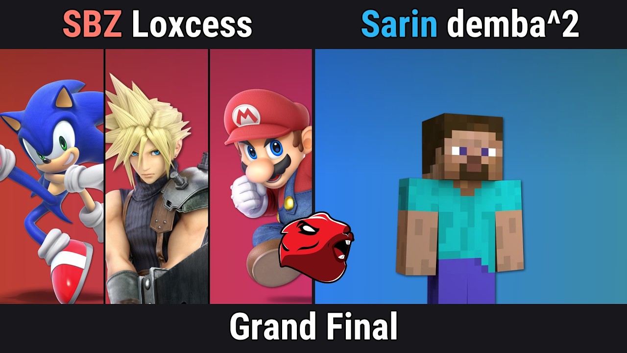 [MM Bi-Weekly # 61] Grand Final - SBZ | Loxcess (Mario, Cloud, Sonic) VS Sarin | demba^2 (Steve)