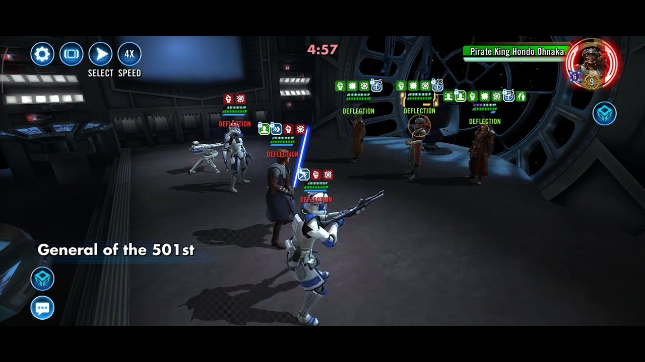 Swgoh - GAS Rex FDC vs Hondo with support DC GAC 3v3