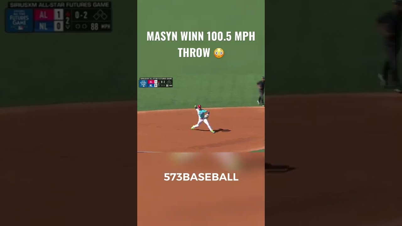 Masyn Winn 100.5 MPH Throw at Futures Game