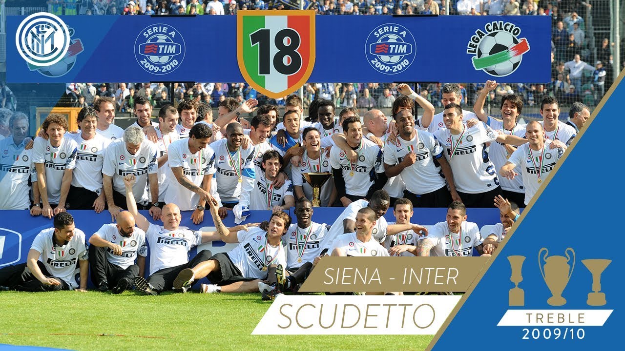 Inter celebrating the 18th Scudetto | Serie A TIM 2009/10