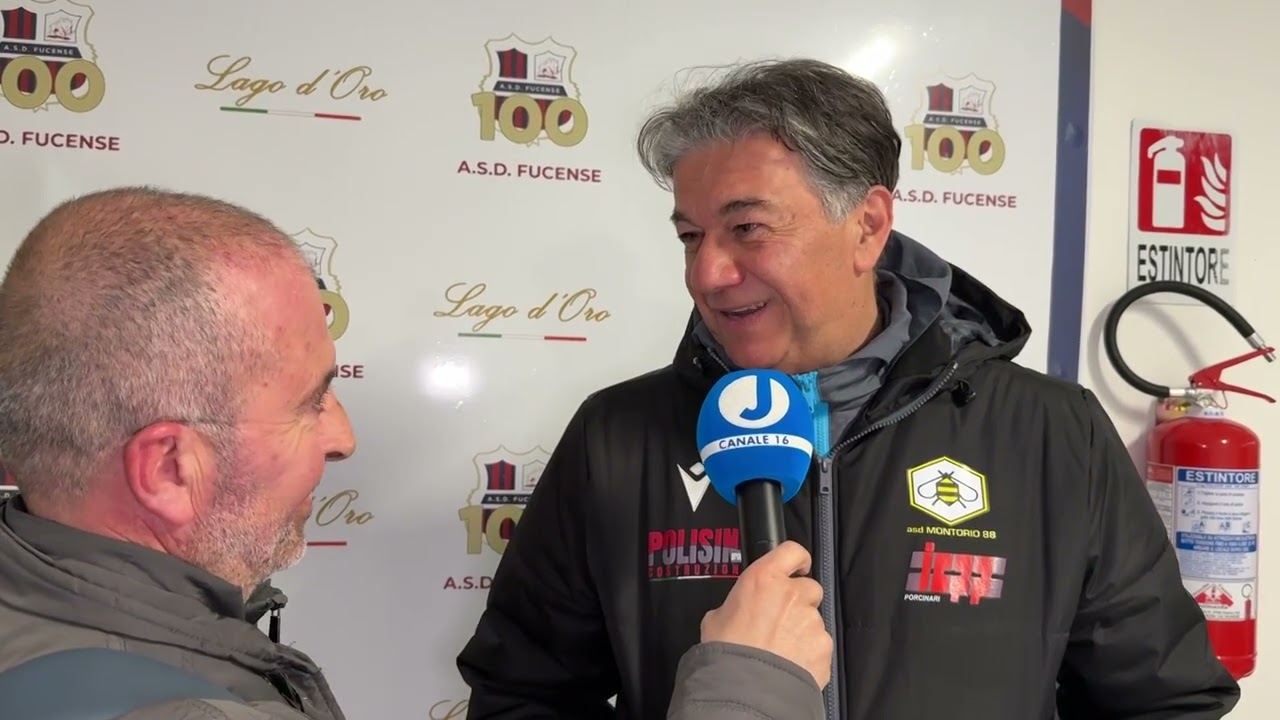 Eccellenza | 28° giornata: Fucense Trasacco - Montorio '88 (1-1) Le interviste post gara