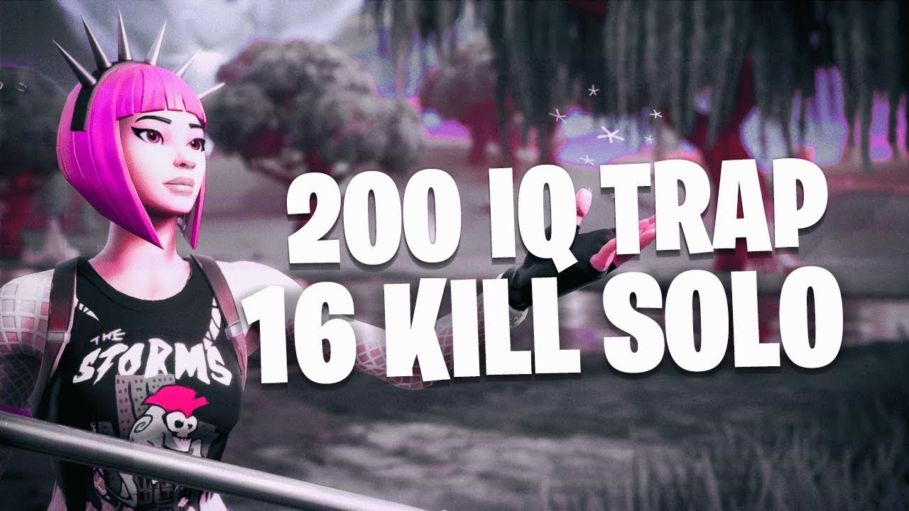 200 IQ TRAP - 16 KILL SOLO WIN (Fortnite: Battle Royale) - FaZe SpaceLyon