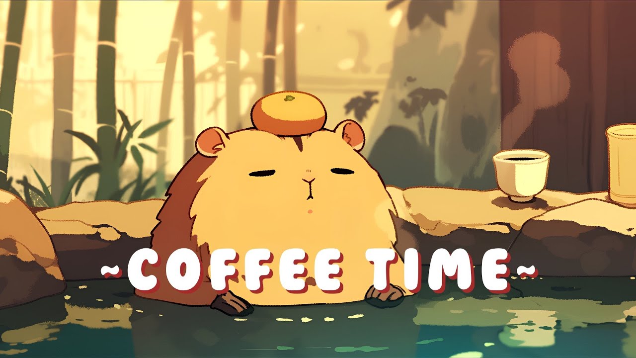 Capybara Beat Station | Chill Jazz Beats to Relax/Study 🦫 🎵 ✨