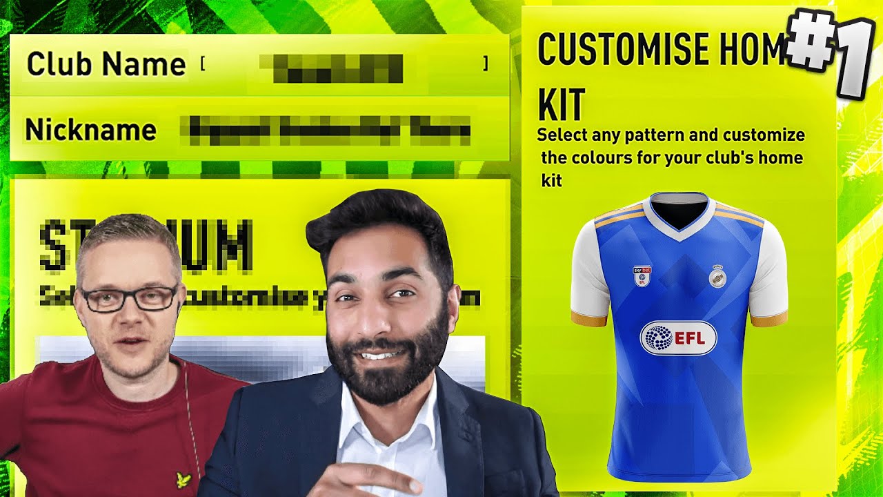 FIFA 22 CREATE A CLUB Career Mode EP1 ft @ Mark Goldbridge! EFL FC IS HERE!